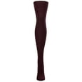 thumbnail image 2 of MeMoi Women's Cotton Rich "Wintry Cable" Over the Knee Socks - Womens - Female, One Size, Cabernet, 2 of 4