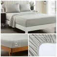 thumbnail image 4 of JML Full Sheet Set Grey,Microfiber Bedding Sheet & Pillowcases,Fade Resistant,4 Piece, 4 of 5