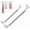 50-80cm, variant on Expandable No Drilling Closet Rod, Adjustable Closet Rod,Heavy-Duty Closet Tension Rods for Hanging Clothes for Wardrobes, Closet, Laundry & Bathroom