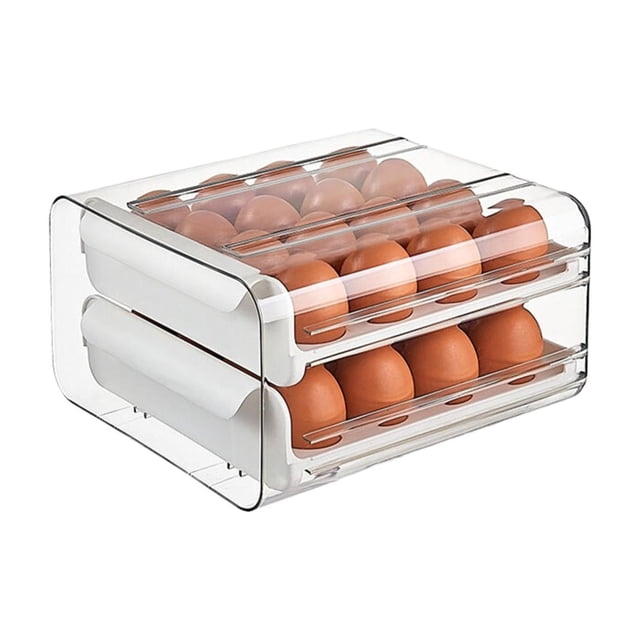 Hinati Clearance Sale Large Capacity Egg Holder for Refrigerator Storage Container Airtight Food Storage Containers Kitchen Pantry Storage Containers for Cereal, Dry Food, Flour, Dry Food and Sugar