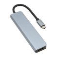 thumbnail image 3 of Hub USBC, 6 en 1 Hub USB USBC Adaptador USBC multipuerto Máxima confiabilidad, 3 of 8
