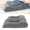 thumbnail image 3 of LAZIOEGR Ergonomic M‑Shaped Memory Foam Leg & Foot Elevation Pillow – Removable Washable Cover, Multi‑Use Backrest & Hugging Support, 3 of 10