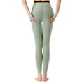 thumbnail image 1 of Pantalones de senderismo de talle alto cálidos para invierno, mallas para correr y entrenamiento, medias gruesas cómodas, 1 of 6