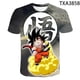 thumbnail image 1 of Camisetas con estampado 3D de Dragon Ball Z para niños, camiseta de manga corta con estampado de Son Goku Super Saiyan, ropa informal genial gym unisex, 1 of 2