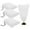 White A, variant on Frost Covers Blankets for Trees Shrubs with Closure White Green Heavy Duty, M, Green A