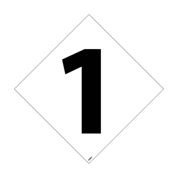 NFPA LABEL NUMBER 6"