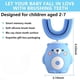 thumbnail image 2 of Cepillo de dientes eléctrico ultrasónico para niños, cepillo de dientes automático en forma de u Limpieza 360 con seis modos inteligentes Cepillo de dientes de blanqueamiento automático (azul) Feliz Sencillez, 2 of 2