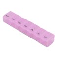 thumbnail image 1 of Pills box 28 Slot 7 Days Weekly Tablet Medicine Box Storage Organizer L4I5-pink-, 1 of 1