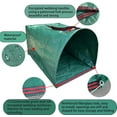 thumbnail image 3 of Reusable leaf bag Garden bag for collecting leaves Leaf dustpan, 3 of 5