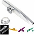 thumbnail image 3 of 1pc Mode Métal Kazoo Harmonica Bouche Flûte Enfants Fête Cadeau Instrument de Musique, 3 of 5
