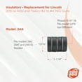 thumbnail image 5 of MIG Gun Consumables Kit - Compatible with Lincoln/Magnum 300 & 400 and Tweco #3 & #4 - 52FN Diffuser - 34A Insulator - Tip: 0.023" - 24A Nozzle: 1/2", 5 of 5
