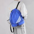 thumbnail image 4 of Mochila de gimnasio al aire libre con cordón Bolsillos múltiples Bolsa de almacenamiento de voleibol de fútbol FLhrweasw Nuevo, 4 of 8
