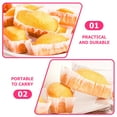 thumbnail image 3 of 2000 Pcs Baking Cup Party Decoration Brushed Cake Cups Disposable Loaf Pans Tray Bread Supplies Lining White Paper, 3 of 6
