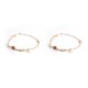 thumbnail image 3 of Jumpingount de cristal de aleación Bohemio Adolescente Lindo Brazalete con cuentas Fecha de compromiso Joyería hecha a mano Regalos de Cuenta rosa 2piezas, 3 of 6