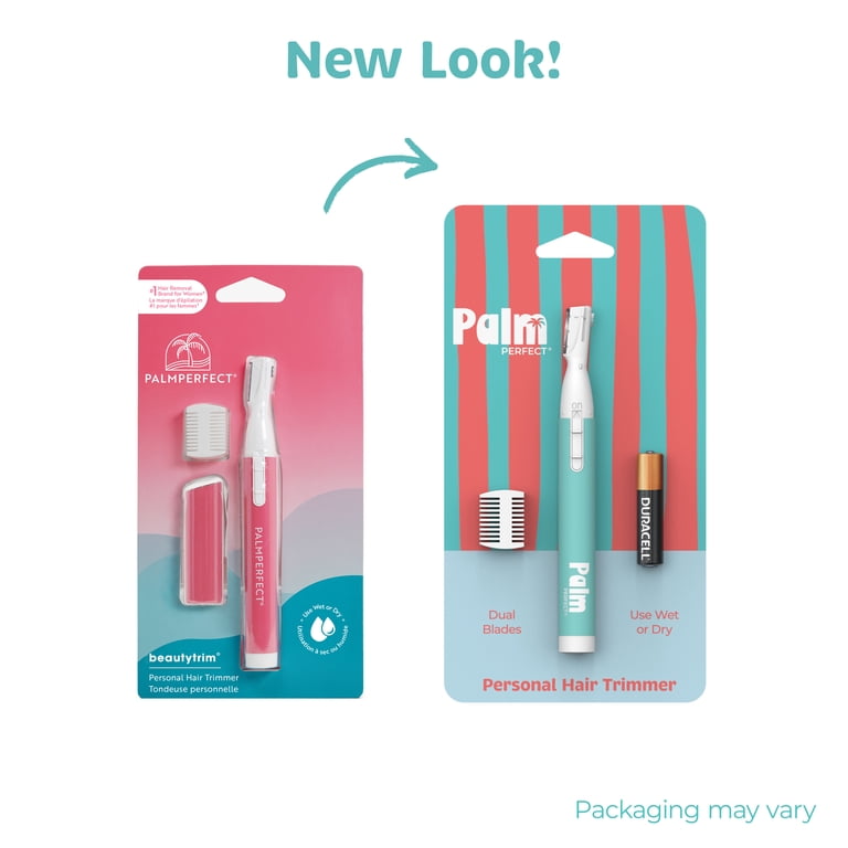 palmperfect Battery-Operated Female Hair Trimmer, Personal Facial