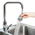 thumbnail image 3 of 360 Degrees Pull Out Basin Faucet Faucet Splashproof Spray Extender Water Splashproof Sink Tap Spray Spout Bendable Nozzle for Household Kitchen, 3 of 6
