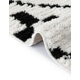 thumbnail image 5 of Unique Loom Morocco Collection Area Rug - Rif (9' x 12' 2" Rectangle Ivory/Black), 5 of 10
