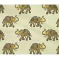 thumbnail image 4 of oneOone Cotton Flex Fabric Elephant Block Print Fabric By The Yard 40 Inch Wide, 4 of 4