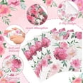 thumbnail image 4 of 120 Pcs Pink Floral Napkins, Disposable Watercolor Flower Napkin Spring Cocktail Napkins Decorative Blossom Dinner Napkin for Tea Party, Garden Party,Baby Shower,Bridal Shower, 4 of 6