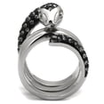 thumbnail image 3 of Unisex Snake Ring Anillo Para Hombre Mujer y Ninos Kids Unisex 316L Stainless Steel Ring, 3 of 4