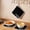 Black, variant on Black Pot Holders for Kitchen Heatproof Potholder, 4 Pack Funny Letters Please Remove Your Shoes Hot Pads Multipurpose Oven Pads Cloth Potholders Trivet for Cooking and Baking