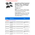 thumbnail image 2 of Engine Mount and Manual Transmission Mount Kit - 4 Piece - Compatible with 2010 Mazda 3 Sedan 2.0L 4-Cylinder, 2 of 2