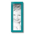 thumbnail image 2 of ArtToFrames 5" x 15" Aqua Picture Frame, 5x15 inch Green Wood Poster Frame (WOM-4428), 2 of 8
