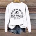 thumbnail image 2 of Venzia Women Halloween Crewneck Sweatshirt, Black Long Sleeve Pullover Top, Casual Fall Graphic Sweatshirt, 2 of 4