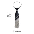 thumbnail image 3 of Pearl Rhinestone Chain Necktie, Sparkling Crystal Beaded Unisex Accessory, Adjustable Length Rust Proof Chain Tie, Elegant Luxury Formal Jewelry for Wedding Party Business Vintage Event Daily Wear, 3 of 6
