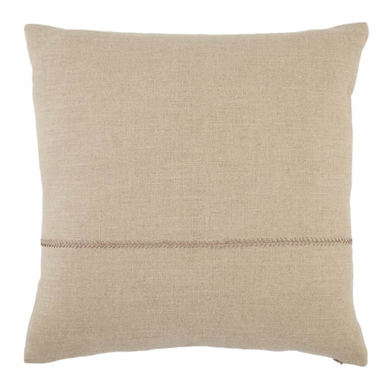 Ortiz Poly Throw Pillow in Light Gray (Down Pillow)
