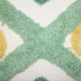 thumbnail image 2 of Coussin décoratif à diamants verts Monte de hometrends, 2 of 3