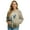 Butterfly Daisy Flower Beige, variant on Xoenoiee Women’s Bomber Jackets 2025 Fall Winter Trendy Coats Zip Up Varsity Jacket with Pockets Lightweight Casual Jacket, Cardinal Cherry Blossom, 4X-Large