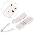thumbnail image 3 of Teléfono Clásico Teléfono De Marcación Con Teclado Ijo Blanco Para El Hogar Oficina De Negocios Teléfono De Marcación Con Teclado Tradicional Con Luz Nocturna Y Línea Telefónica seitruly EL013975-00, 3 of 5