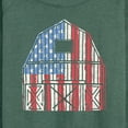 thumbnail image 3 of Instant Message - USA Barn Lightweight French Terry Wide Neck Long Sleeve Graphic Shirt, 3 of 6