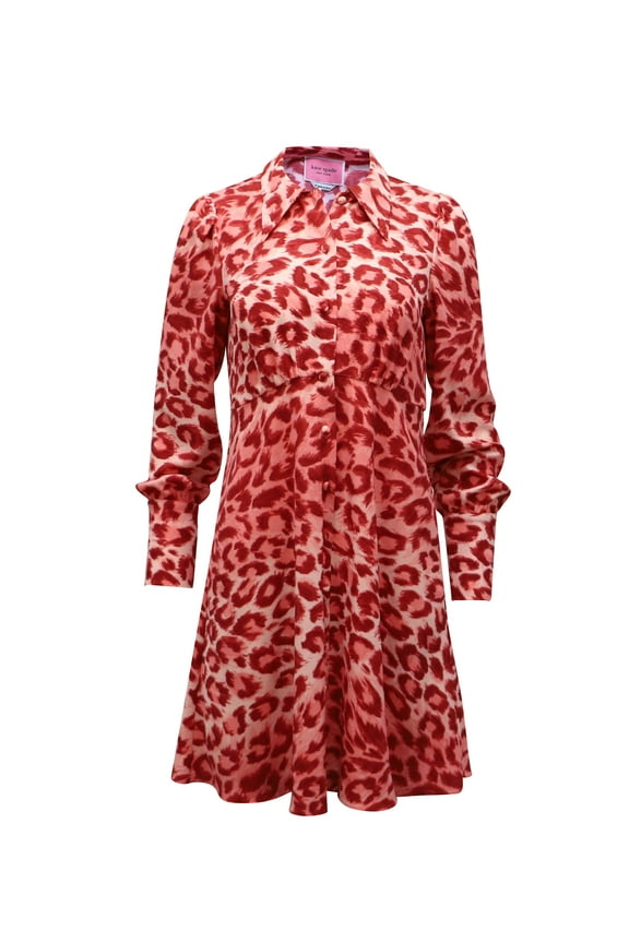 Pre-Owned Kate Spade Panthera Dress in Animal Print Polyester Viscose