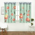 thumbnail image 2 of MKHERT Fishing Window Curtain Kitchen Curtain 26x39 inch,Two Piece, 2 of 3
