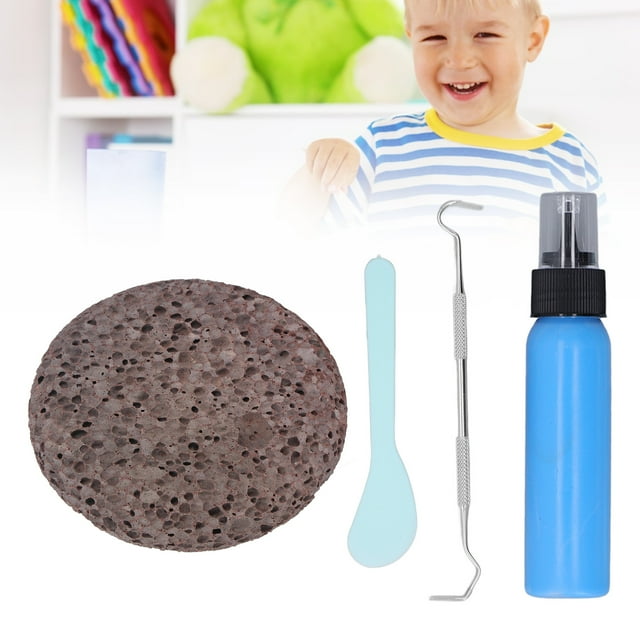 Pierre Ponce pour les Pieds, Trousse de Cueillette de Roches, Lime pour Pied Éliminateur de Cal pour Pieds Talons