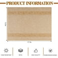thumbnail image 2 of Placemats Set of 4 Cloth Linen Type Fabric Placemats Heat Resistant Non Slip Place Machine Washable Durable Placemats for Dining Table Home Decor 17.5” x 13.1”, 2 of 7