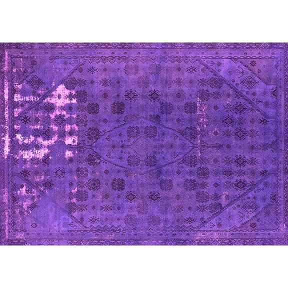 Ahgly Company Indoor Rectangle Persian Pink Bohemian Area Rugs, 8' x 10'