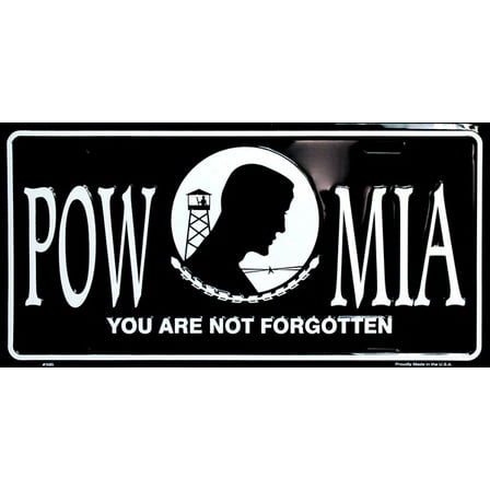 Hangtime POW MIA 6x12 License Plate