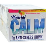 Natural Vitality Calm Counter Display - Raspberry Lemon - Pack of 8 - 5 Packs