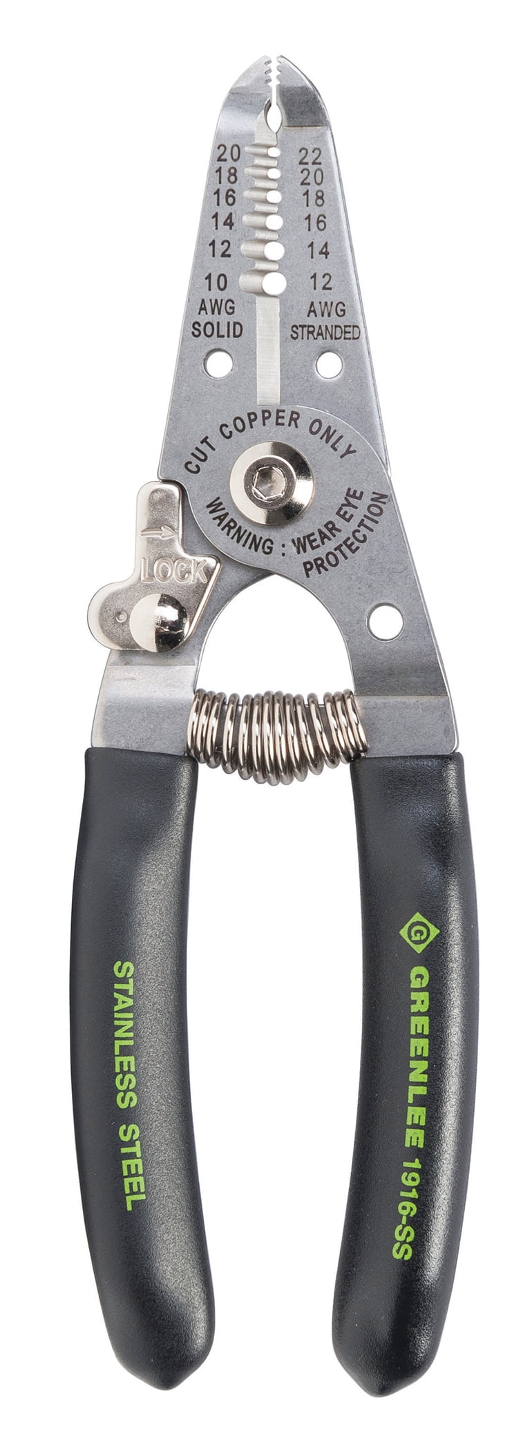 Greenlee 1916-ss Stainless Wire Stripper and Cutter 10-20awg 6in for sale online 