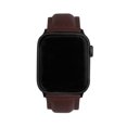 thumbnail image 6 of Bandini Band for Apple Watch Ultra Band Leather 49mm 45mm 42mm 41mm 40mm 38mm 44mm for Men, Classic iWatch Band for Apple Watch Series 7 9 8 6 5 4 3 2 SE - Extra Long XL, Light Brown / Black, 6 of 8