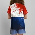 thumbnail image 5 of MKOSPLRT Kids 4th of July Shirts 3-14 Years Red White and Blue Short Sleeve Tshirts Crew Neck Independence Day Tee Shirts Kids Clothes, 5 of 6