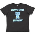 thumbnail image 3 of Inktastic Daddys little monster Youth T-Shirt, 3 of 5