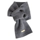thumbnail image 1 of Guardurnaity Chal de punto con hebilla de vaca, lana pura, aspecto cálido y moderno, botón, fácil de probar, versátil, ideal para mujeres. Accesorios de disfraces gris, 1 of 6