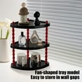 thumbnail image 4 of Cream-Colored Multi-Layer Storage Shelf – Decorative Organizer for Books, Cosmetics, or Home Accessories, 4 of 6