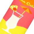 thumbnail image 3 of Cool Socks, Colorful Funny & Cute Novelty Socks for Women, Pina Colada Recipe, 3 of 6