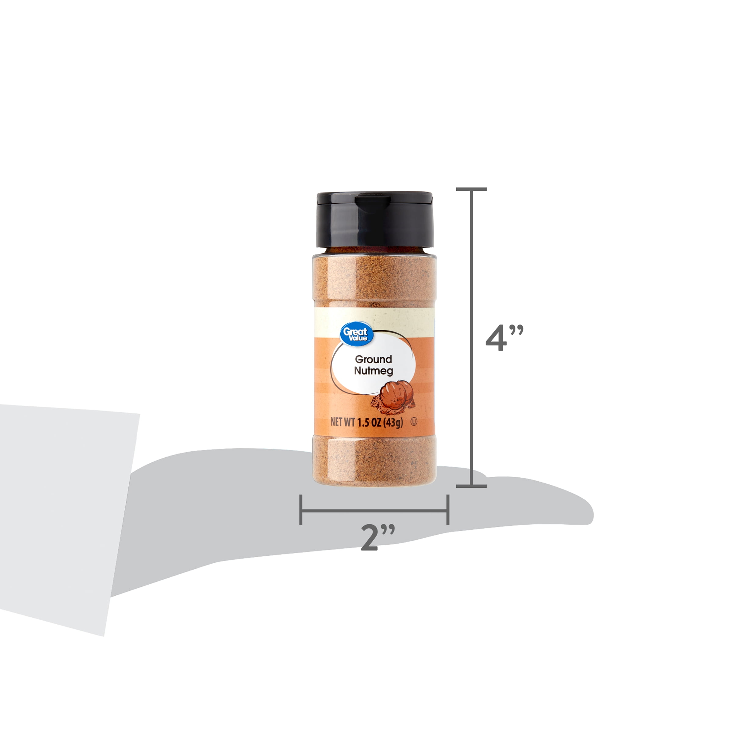 Great Value Ground Nutmeg, 1.5 oz