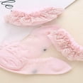 thumbnail image 3 of Baby Girls Lace Princess Socks Cotton Breathable Mesh Ruffled Short Stockings Solid Color Frilly Ankle Cute Hose, 3 of 3